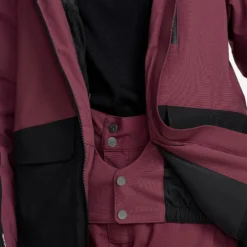 AccXel Insulated 2L Ski Jacket Teens Mauve Wine/Black