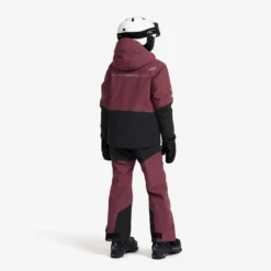 AccXel Insulated 2L Ski Jacket Teens Mauve Wine/Black