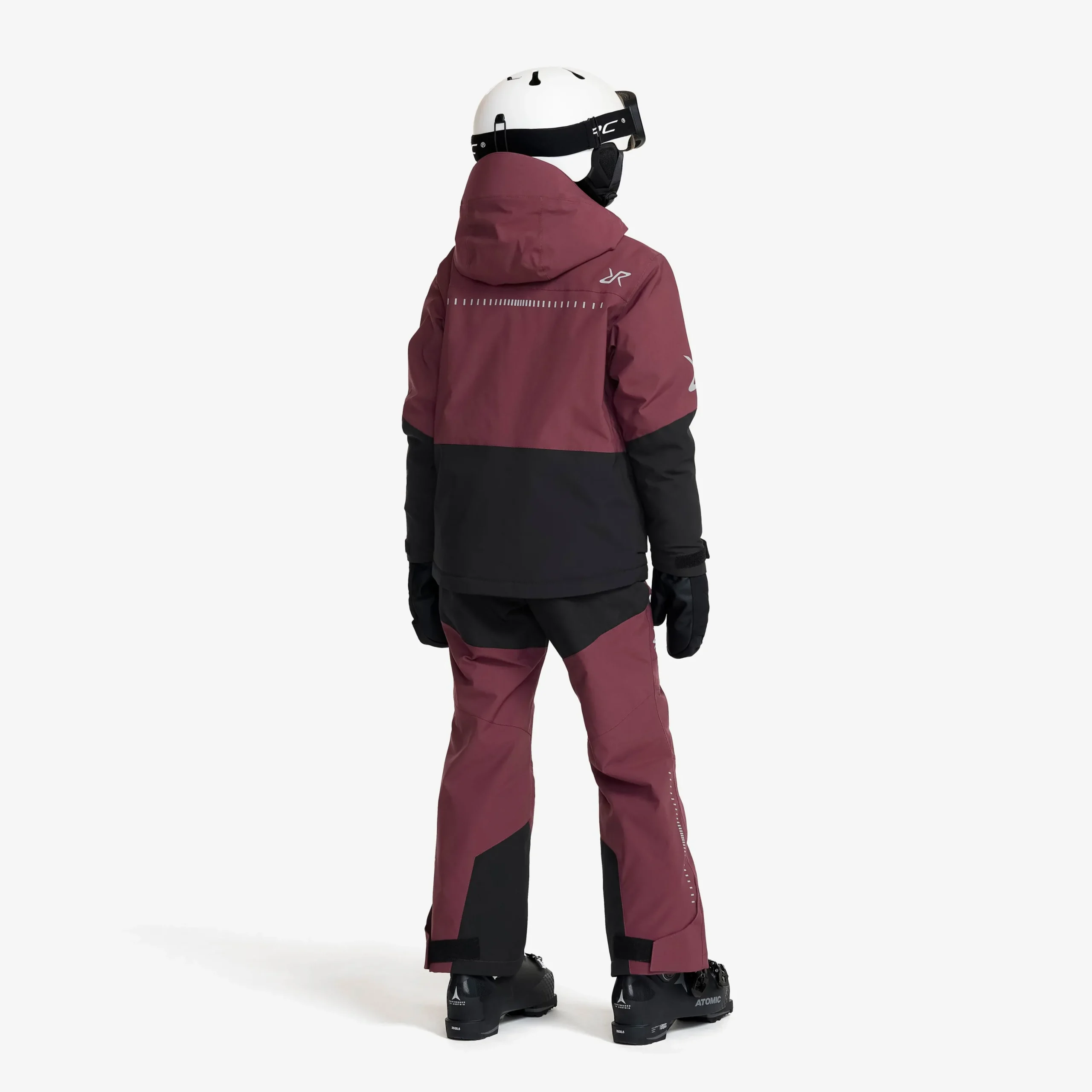 AccXel Insulated 2L Ski Jacket Teens Mauve Wine/Black