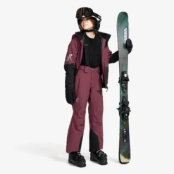 AccXel Insulated 2L Snow Pants Teens Mauve Wine