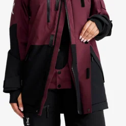 AccXel 2L Ski Jacket Damen Mauve Wine/Black