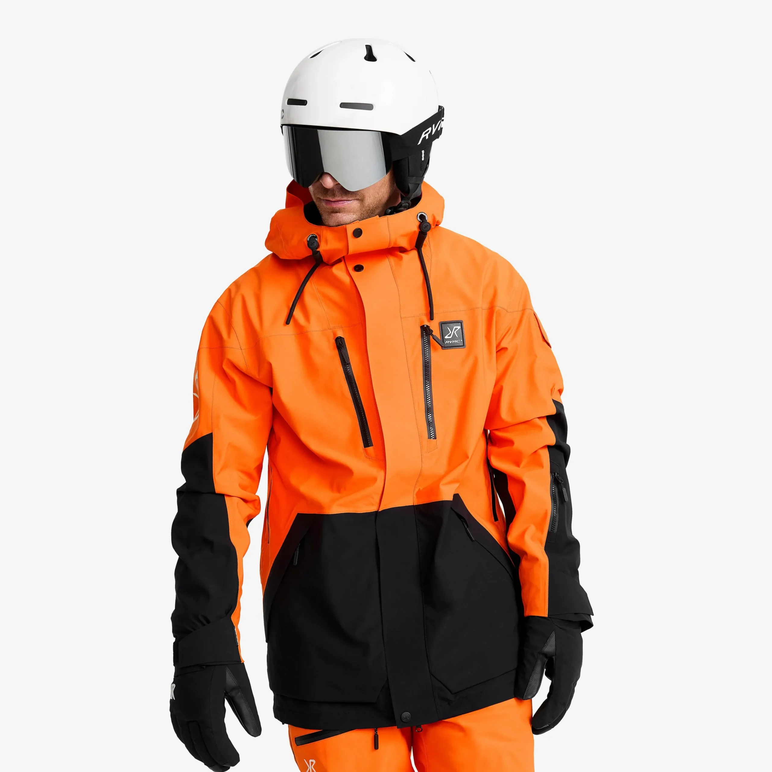 AccXel 2L Ski Jacket Herren Persimmon Orange/Black