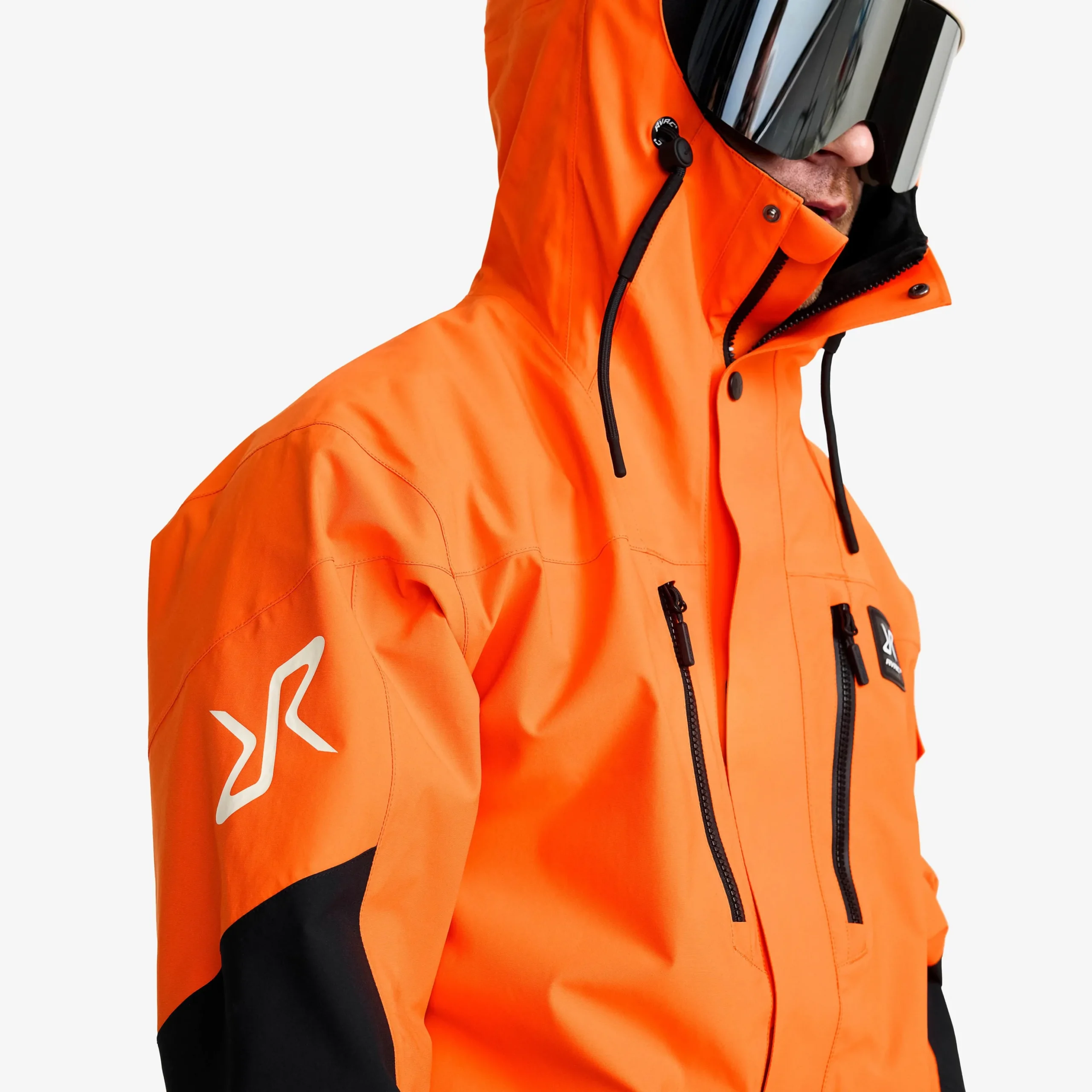 AccXel 2L Ski Jacket Herren Persimmon Orange/Black