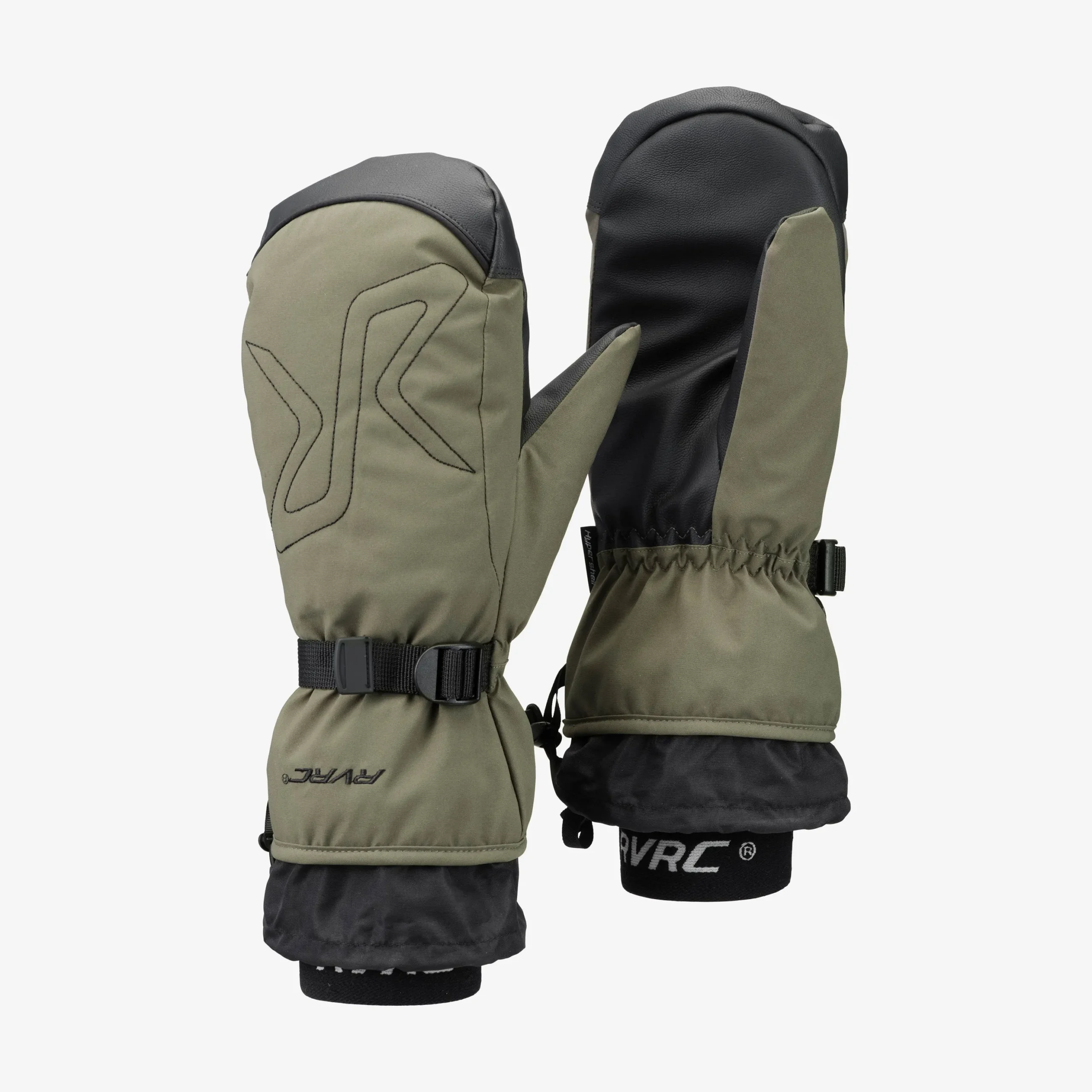 AccXel Waterproof Ski Mittens Kambaba Green