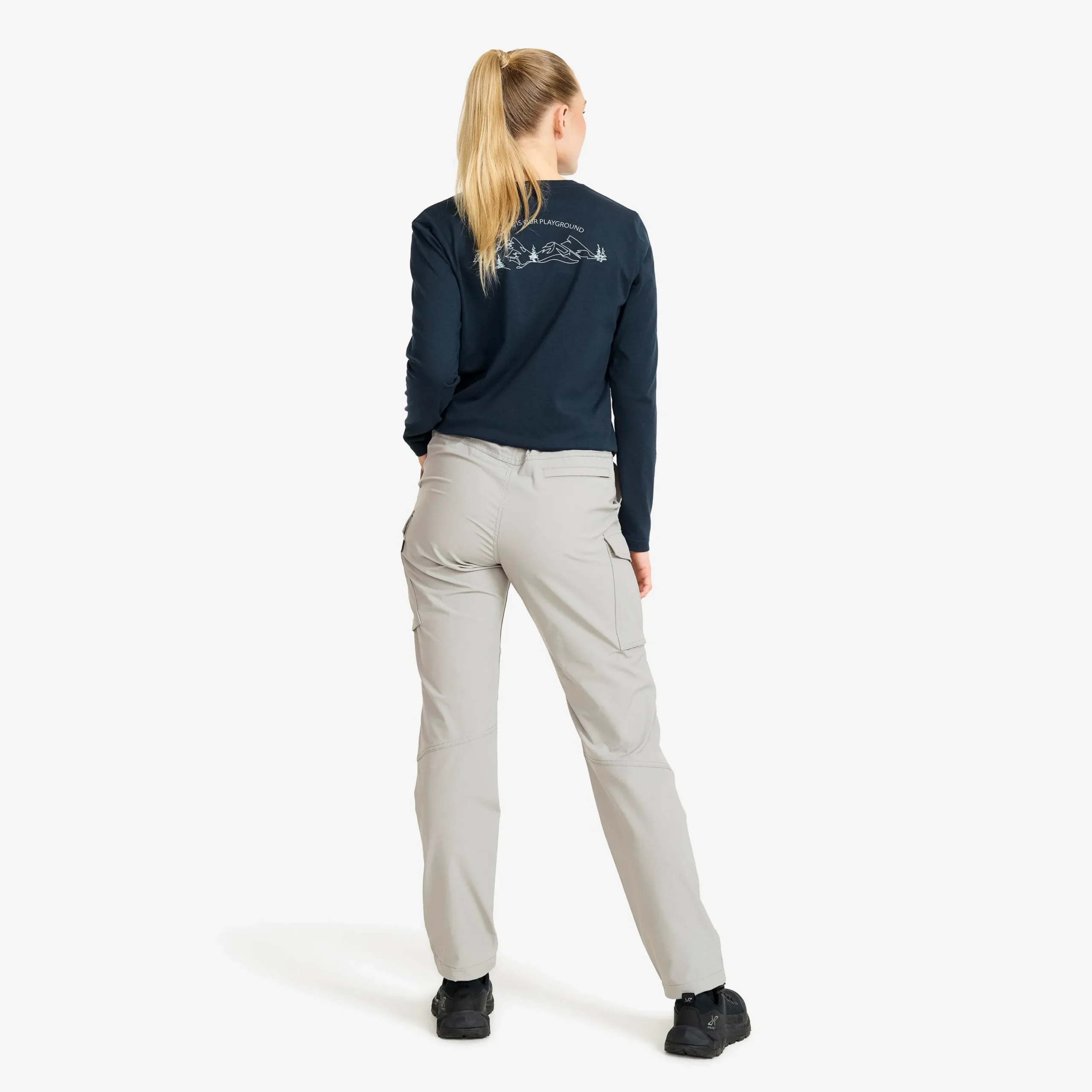 Adventure Cargo Stretch Pants Damen Limestone Grey