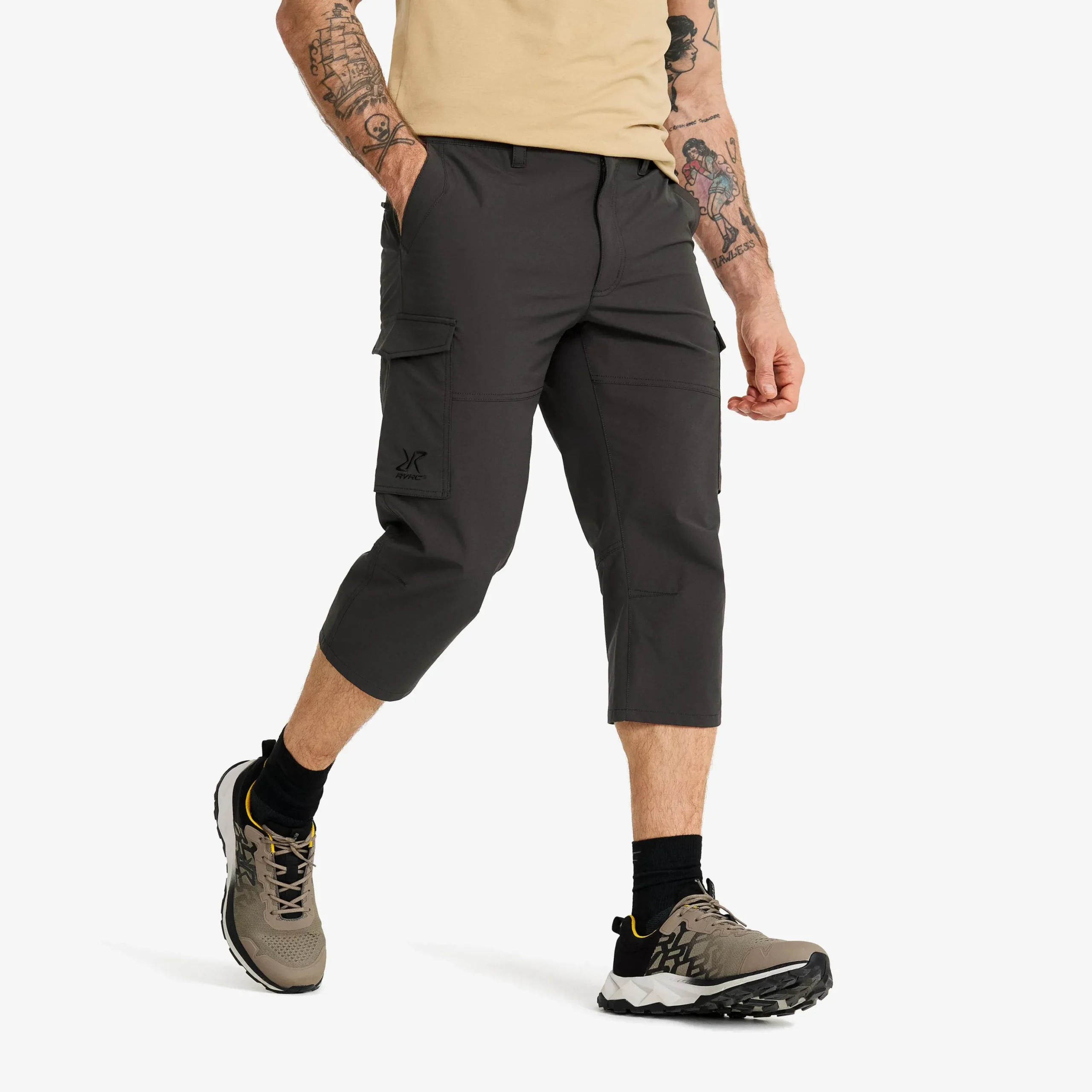 Adventure 3/4 Cargo Stretch Pants Herren Anthracite