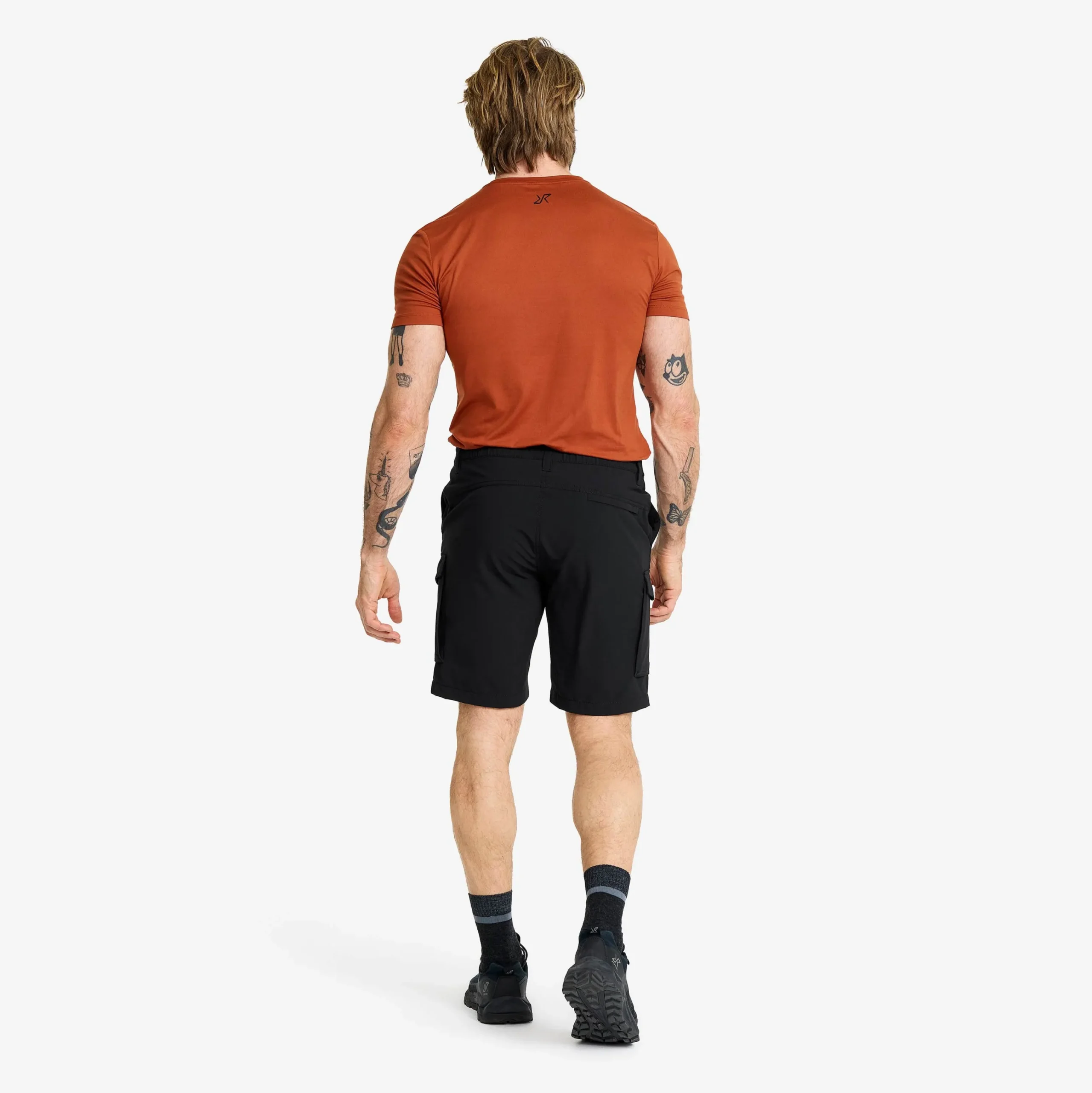 Adventure Cargo Stretch Shorts Herren Black