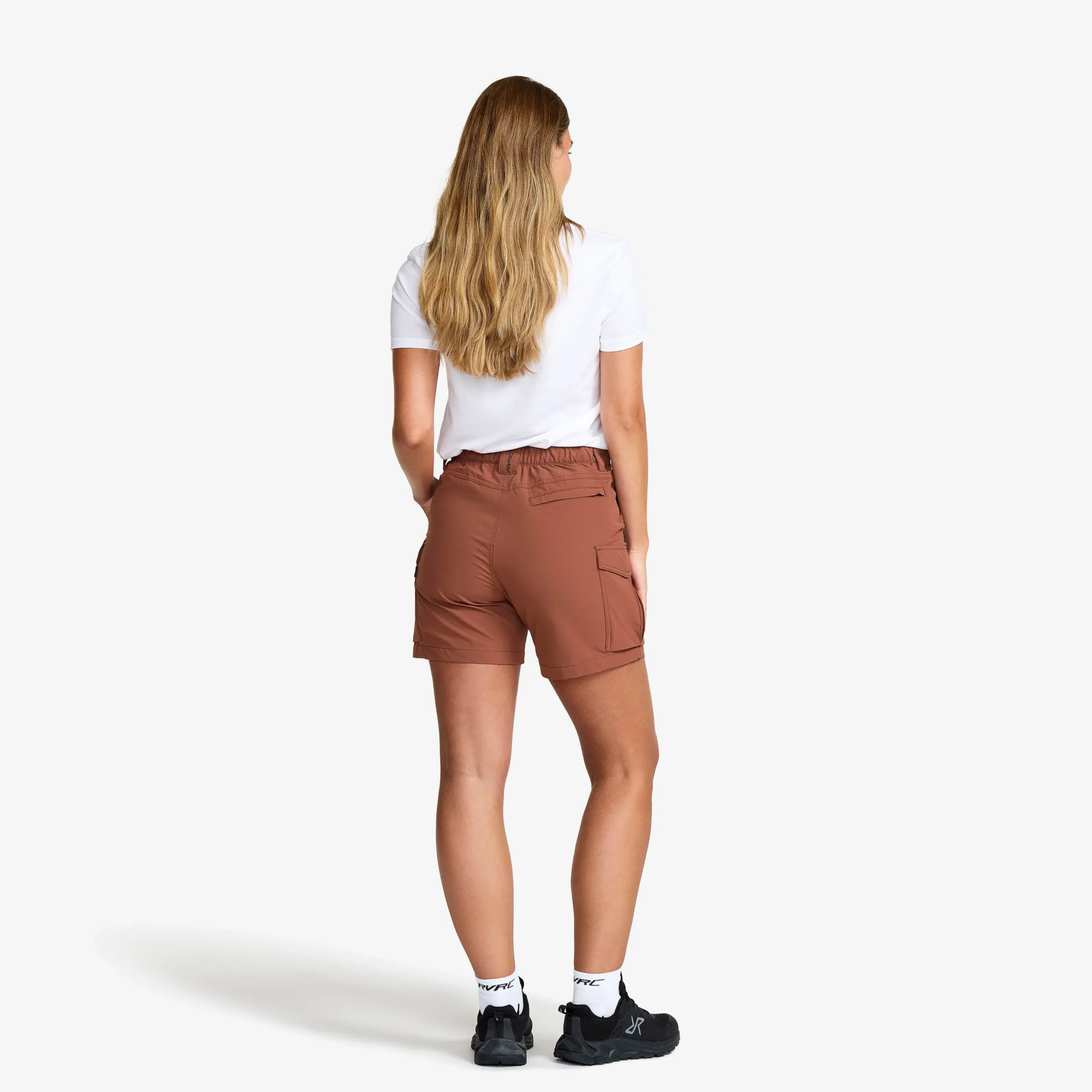 Adventure Cargo Stretch Shorts Damen Pink Mahogany