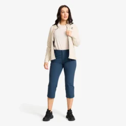 Adventure 3/4 Stretch Pants Damen Moonlit Ocean
