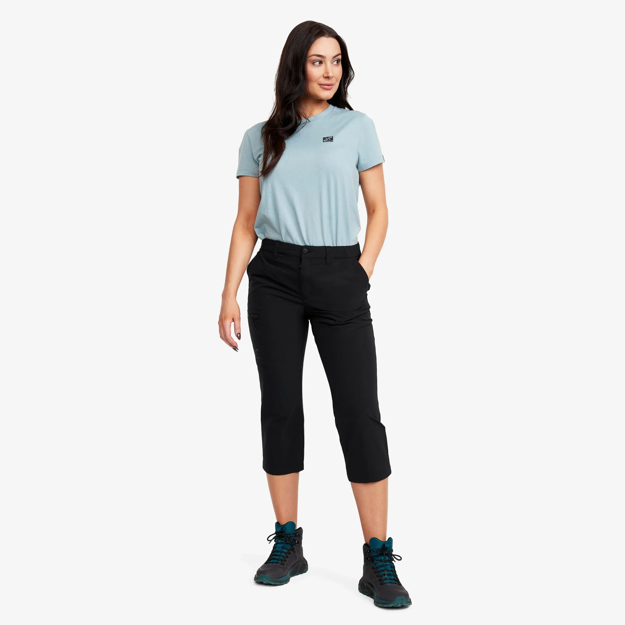 Adventure 3/4 Stretch Pants Damen Black