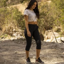 Adventure 3/4 Stretch Pants Damen Black