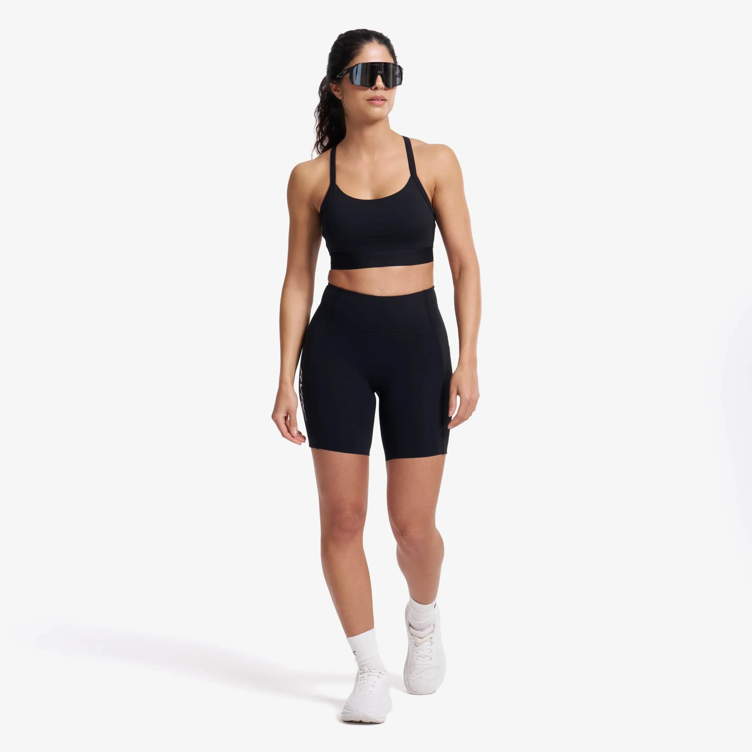 Aero Medium Sports Bra Damen Black