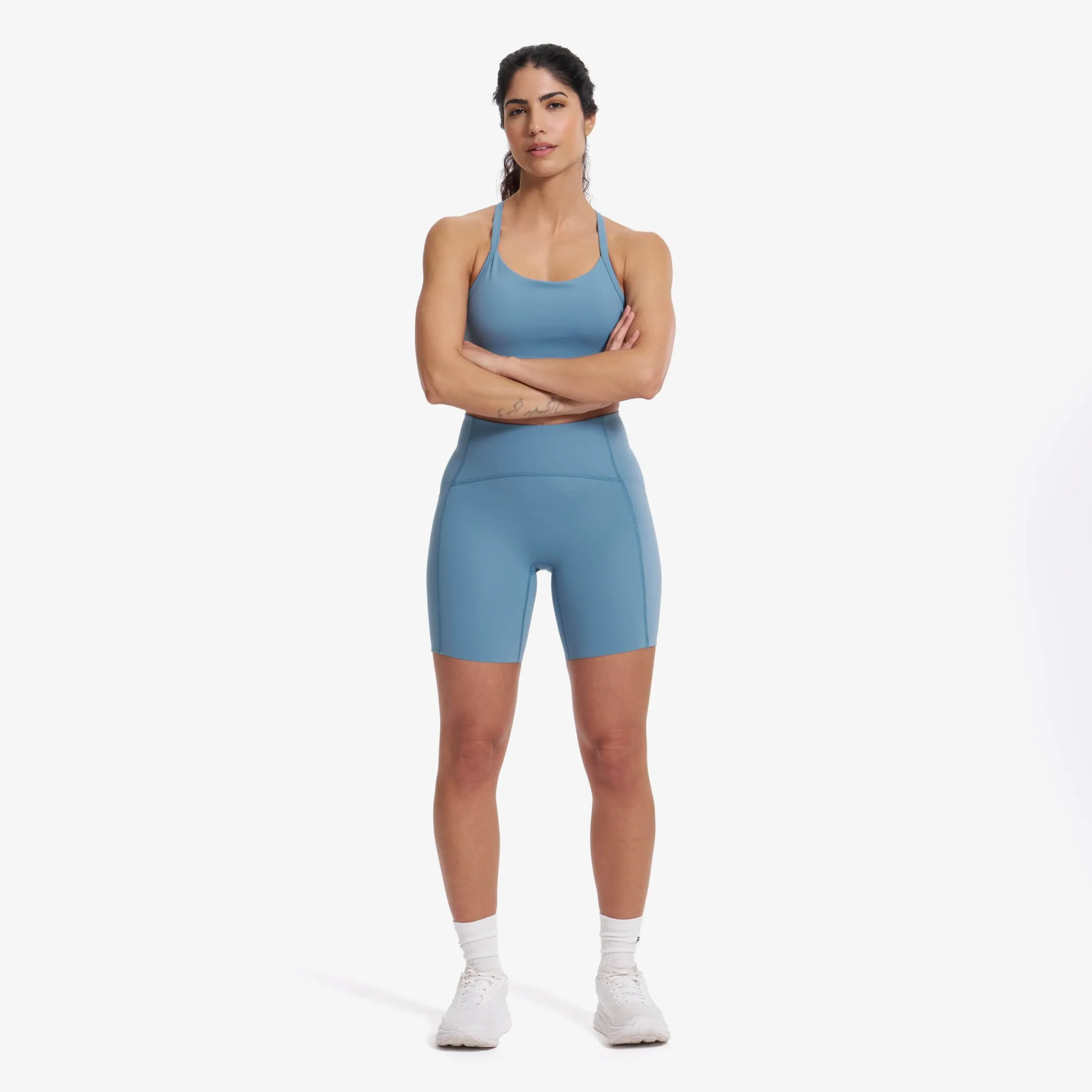 Aero Medium Sports Bra Damen Captain's Blue