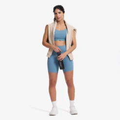 Aero Medium Sports Bra Damen Captain's Blue