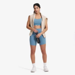 Aero Pocket Running Biker Shorts Damen Captain's Blue