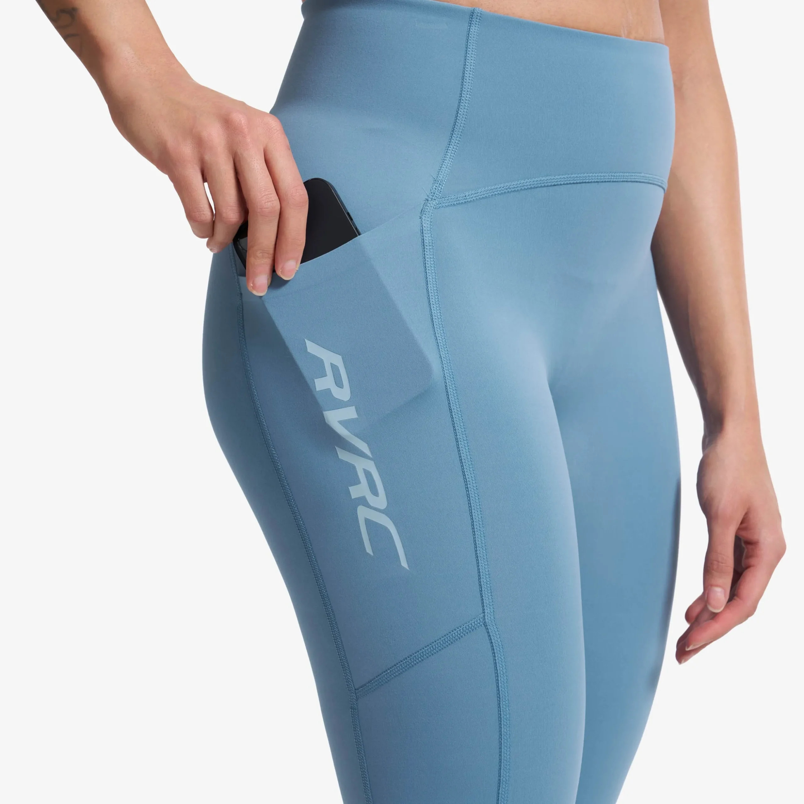 Aero Pocket Running Leggings Damen Captain's Blue