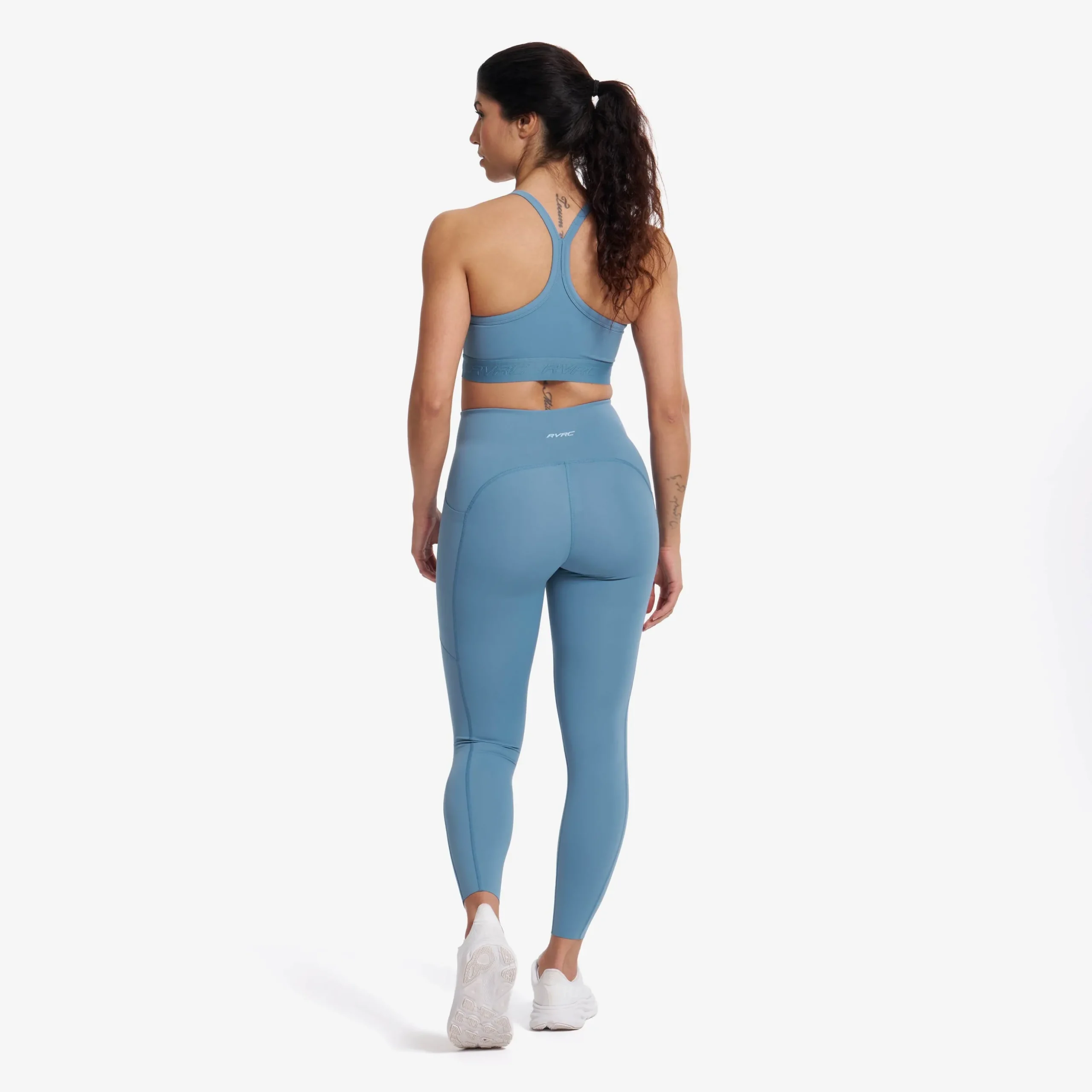 Aero Pocket Running Leggings Damen Captain's Blue