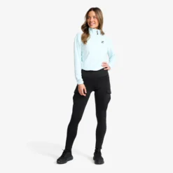 Alaska Fleece Lined Pocket Leggings Damen Black