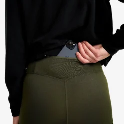 Alaska Fleece Lined Pocket Leggings Damen Forest Night