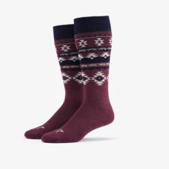 Alpine Terry Socks Winetasting/India Ink