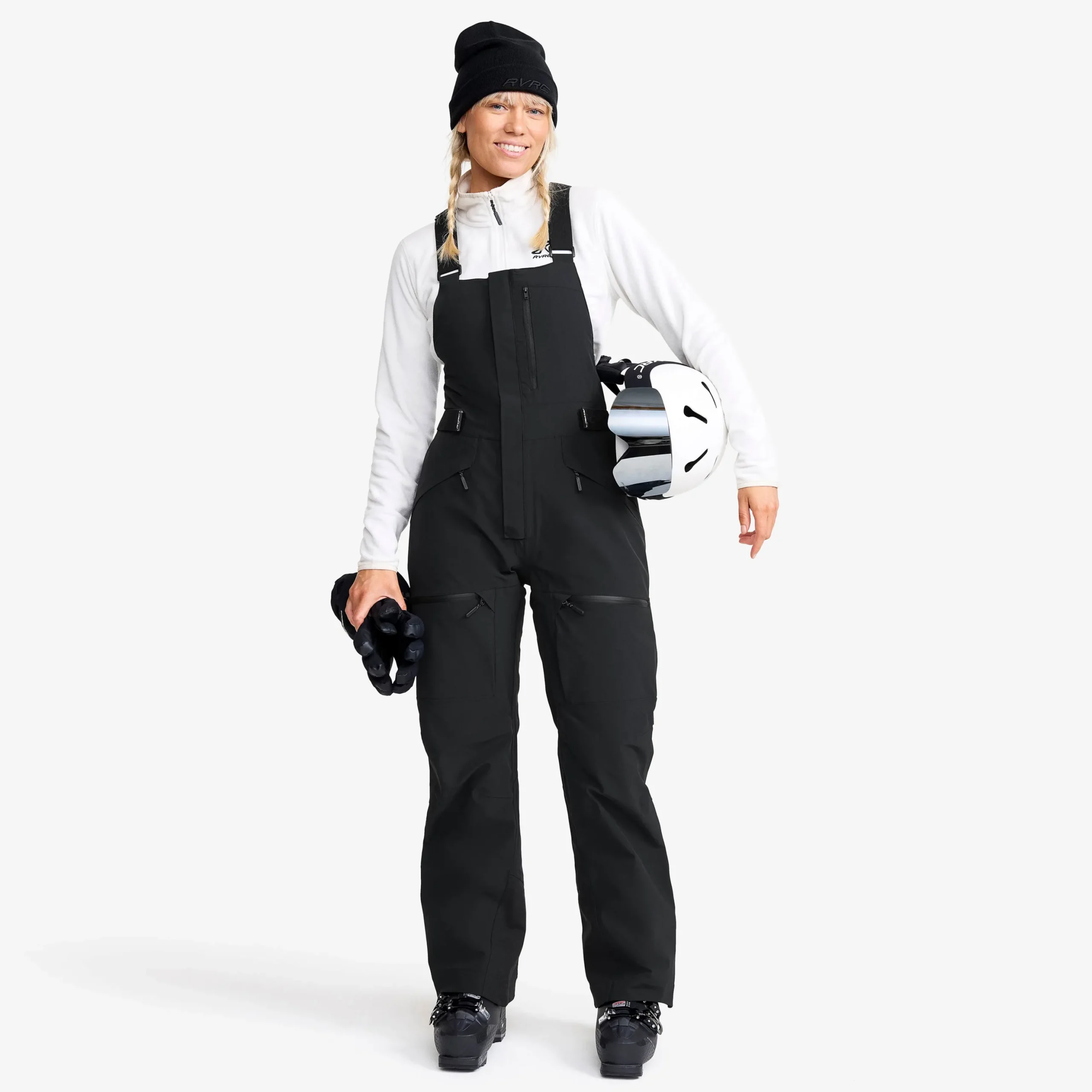 Atlas 3L Ski Bib Pants Damen Black