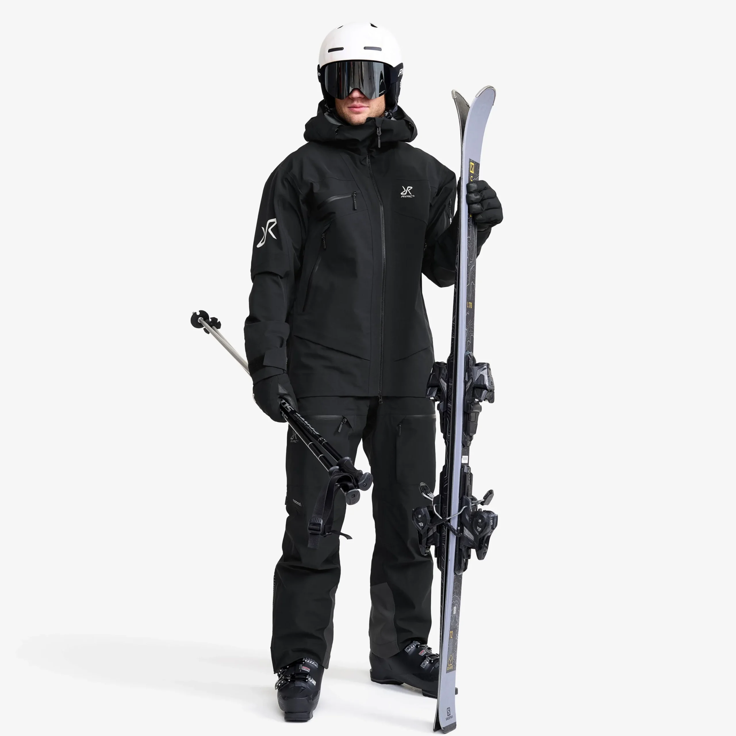 Atlas 3L Ski Bib Pants Herren Black