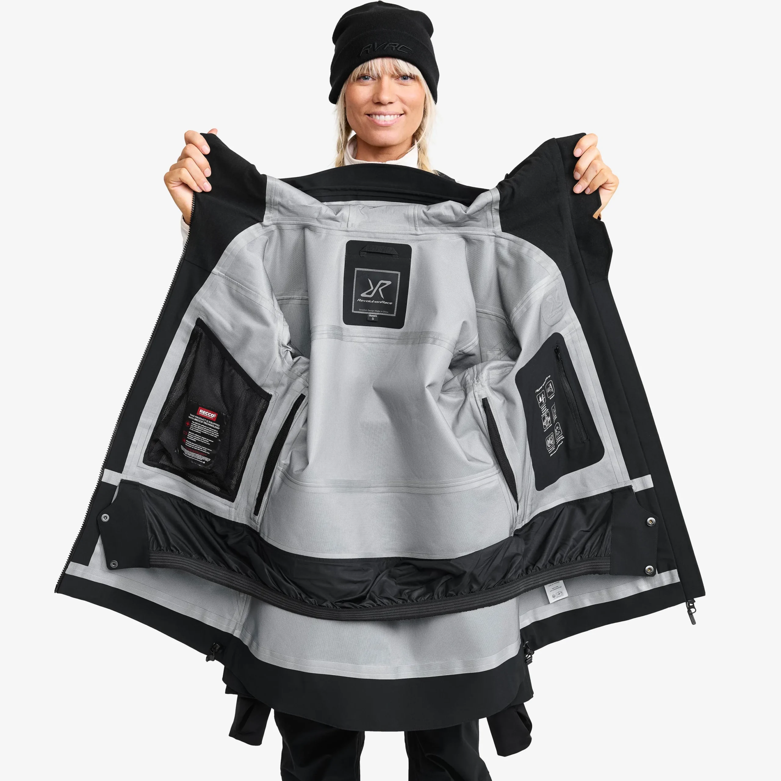 Atlas 3L Ski Jacket Damen Black