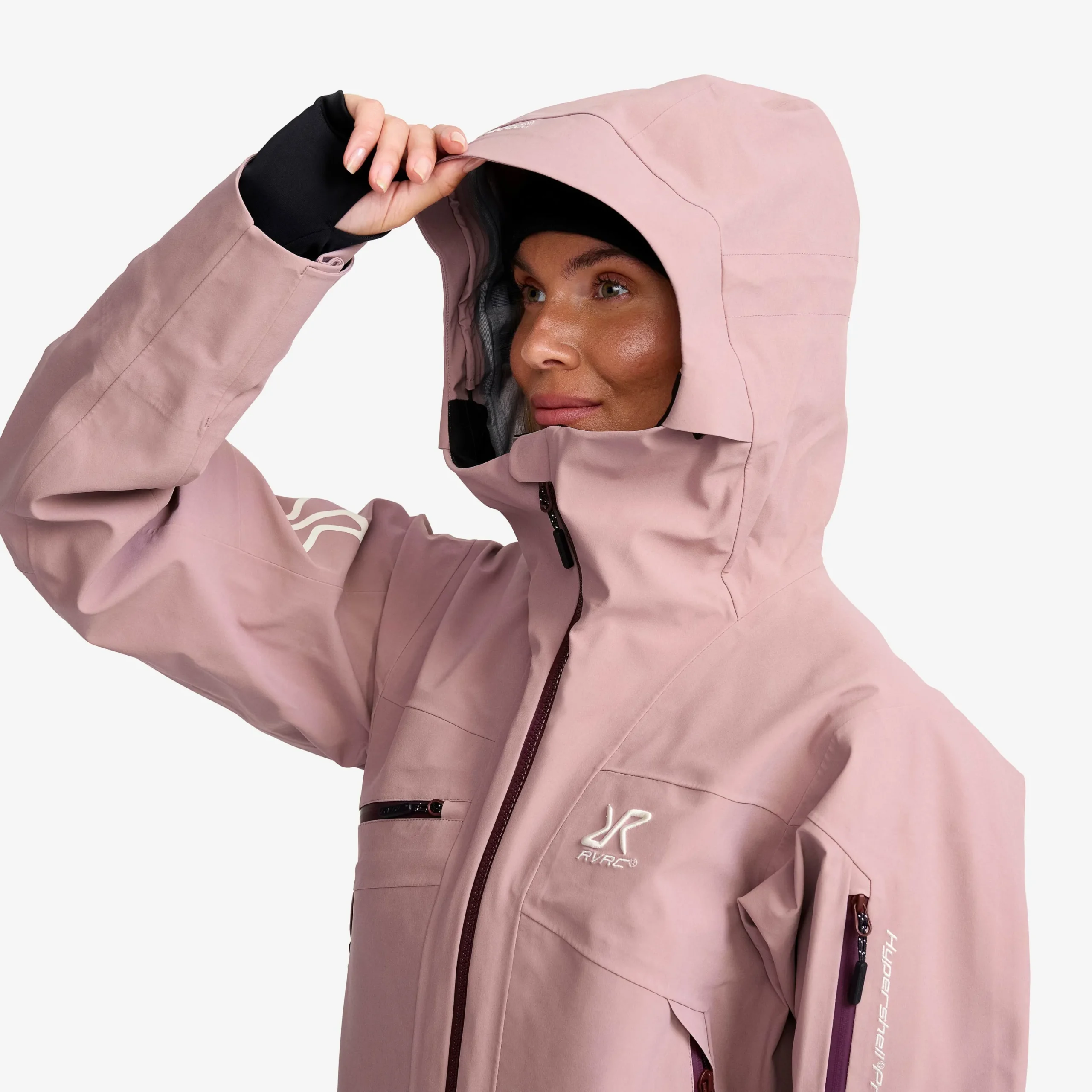 Atlas 3L Ski Jacket Damen Dusty Mauve