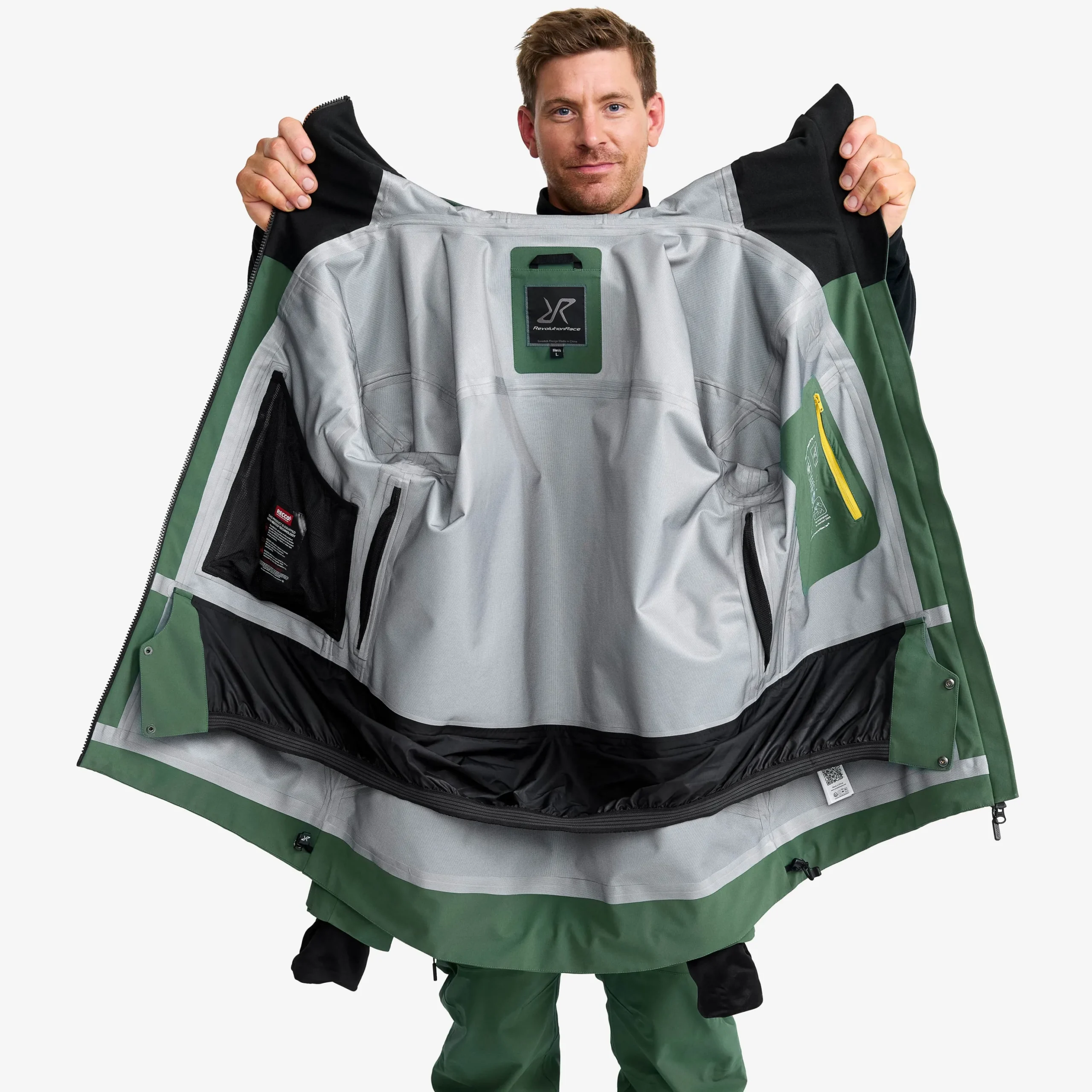 Atlas 3L Ski Jacket Herren Garden Topiary