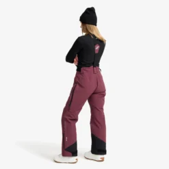 Atlas 3L Ski Pants Damen Mauve Wine