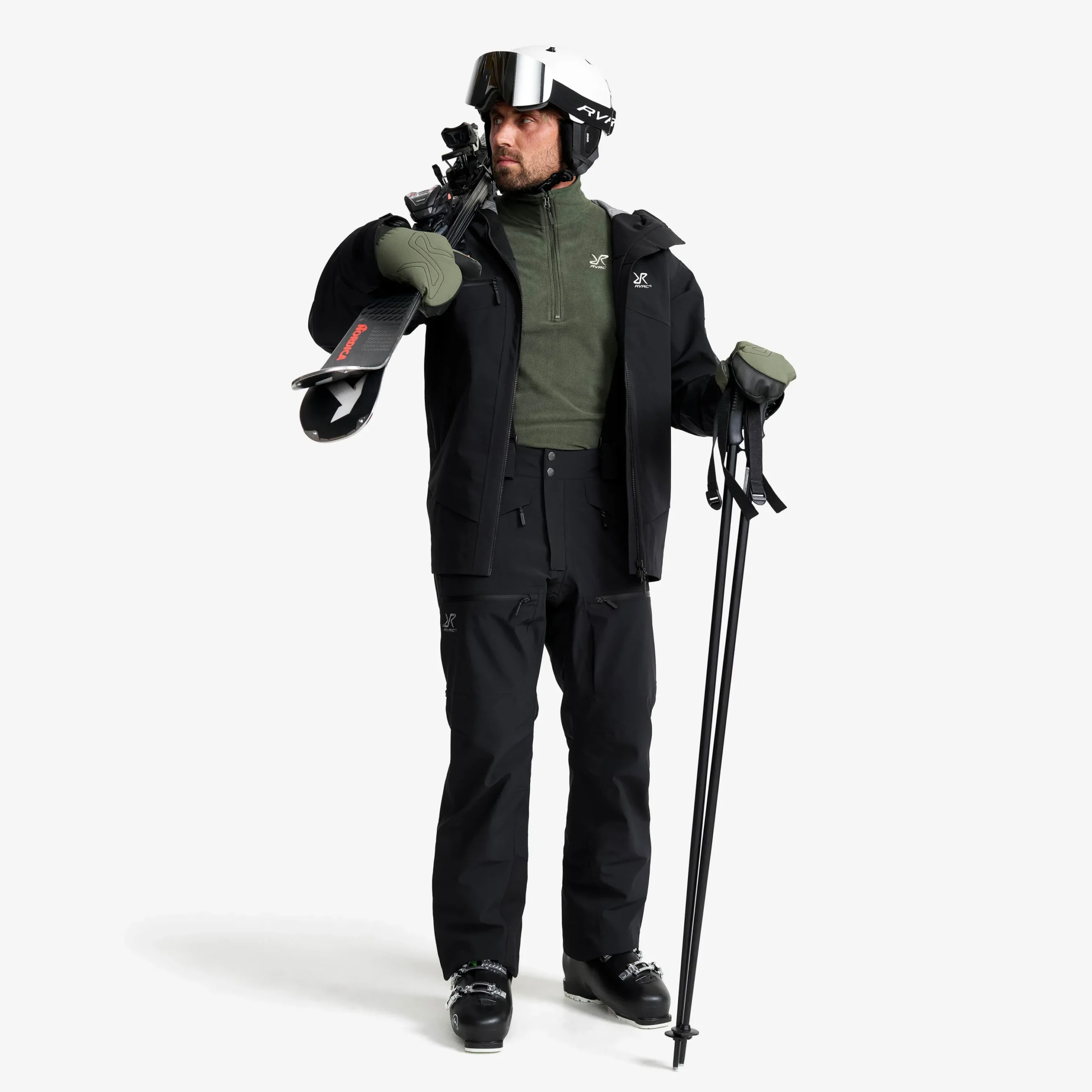 Atlas 3L Ski Pants Herren Black