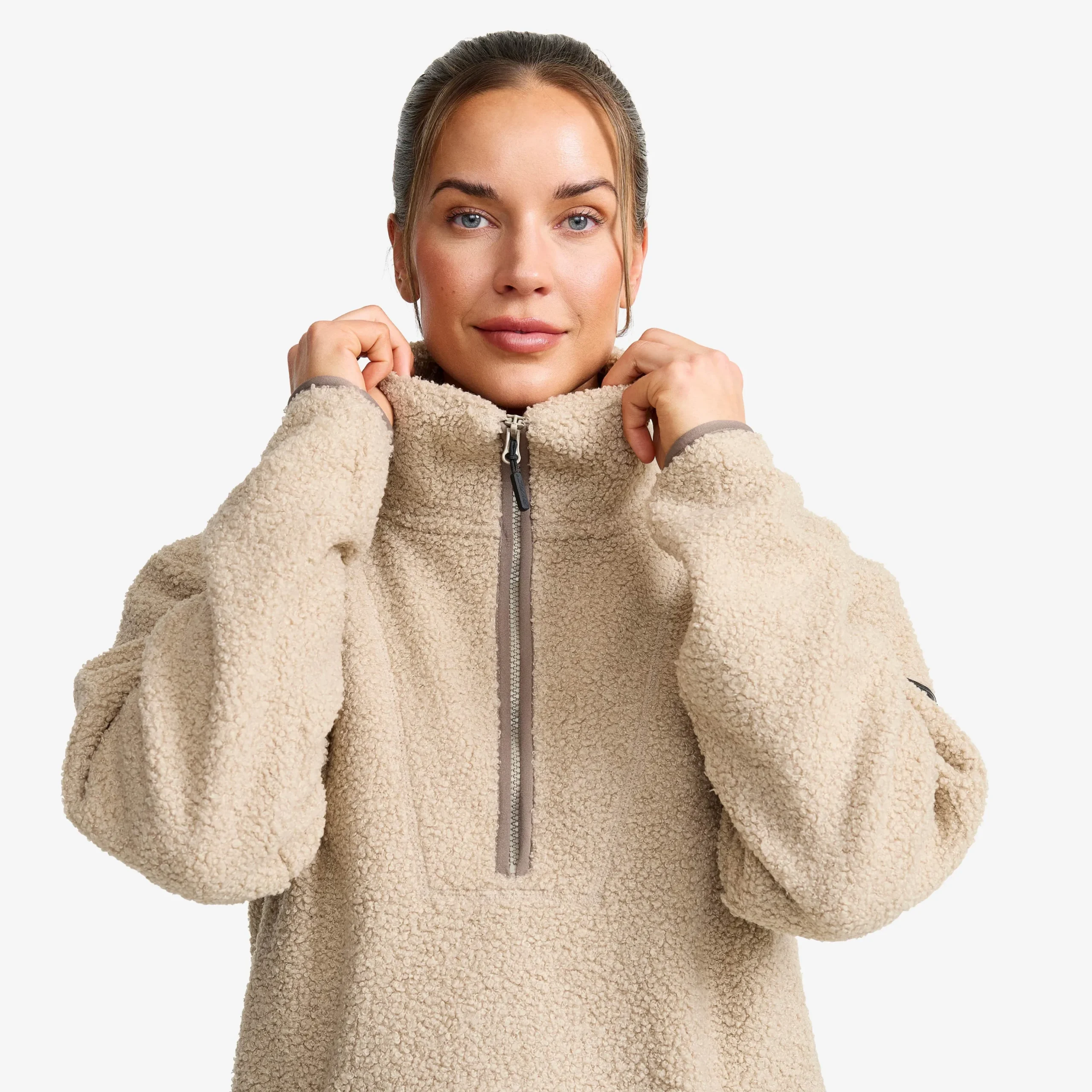 Bigfoot Half-zip Pile Fleece Damen Aluminium