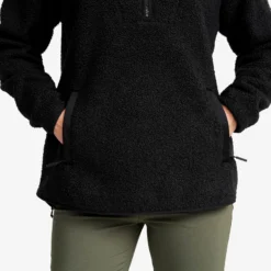 Bigfoot Half-zip Pile Fleece Damen Black
