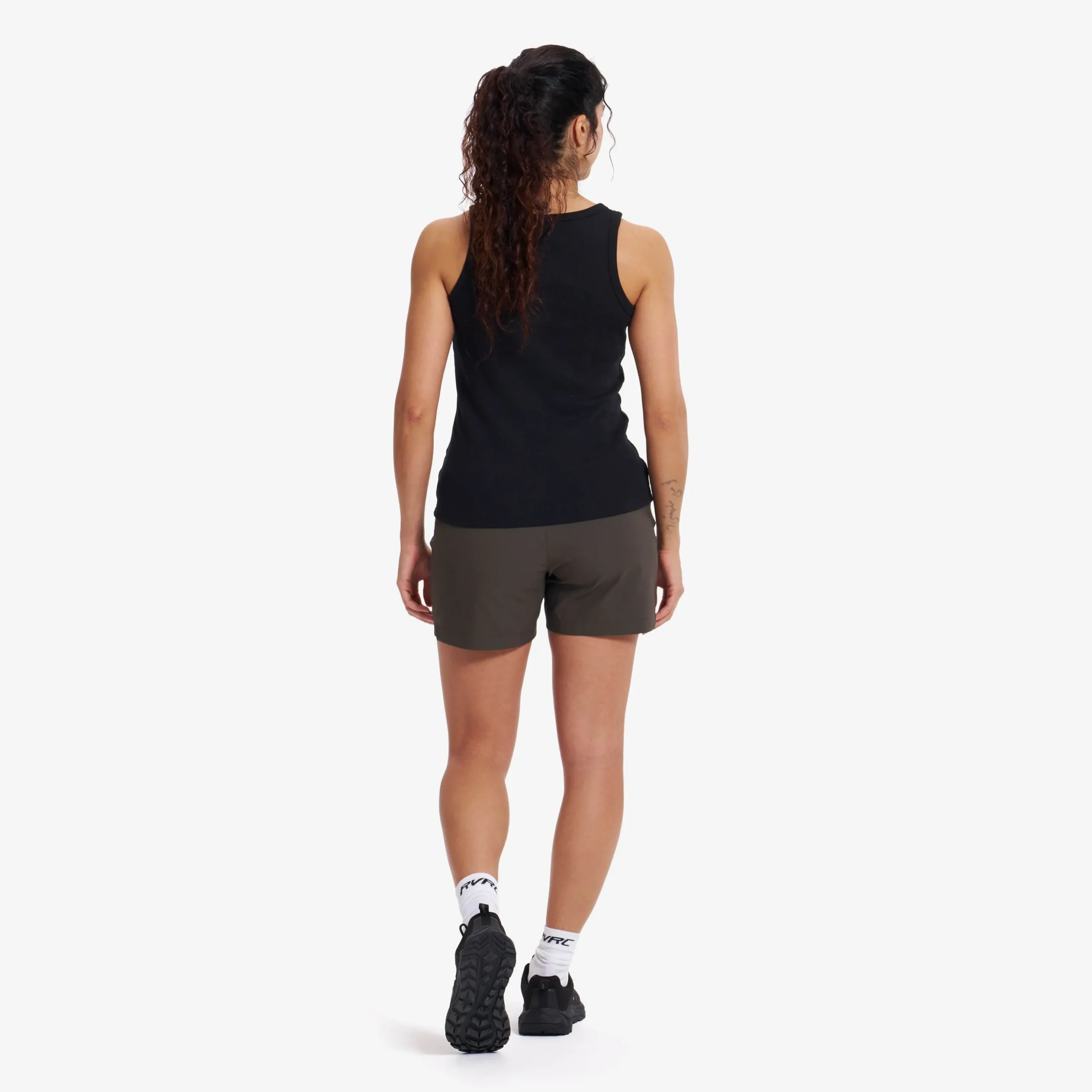 Birch Ribbed Tank Top Damen Black