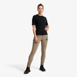 Birch Ribbed T-shirt Damen Black