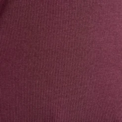 Birch Ribbed T-shirt Damen Mauve Wine
