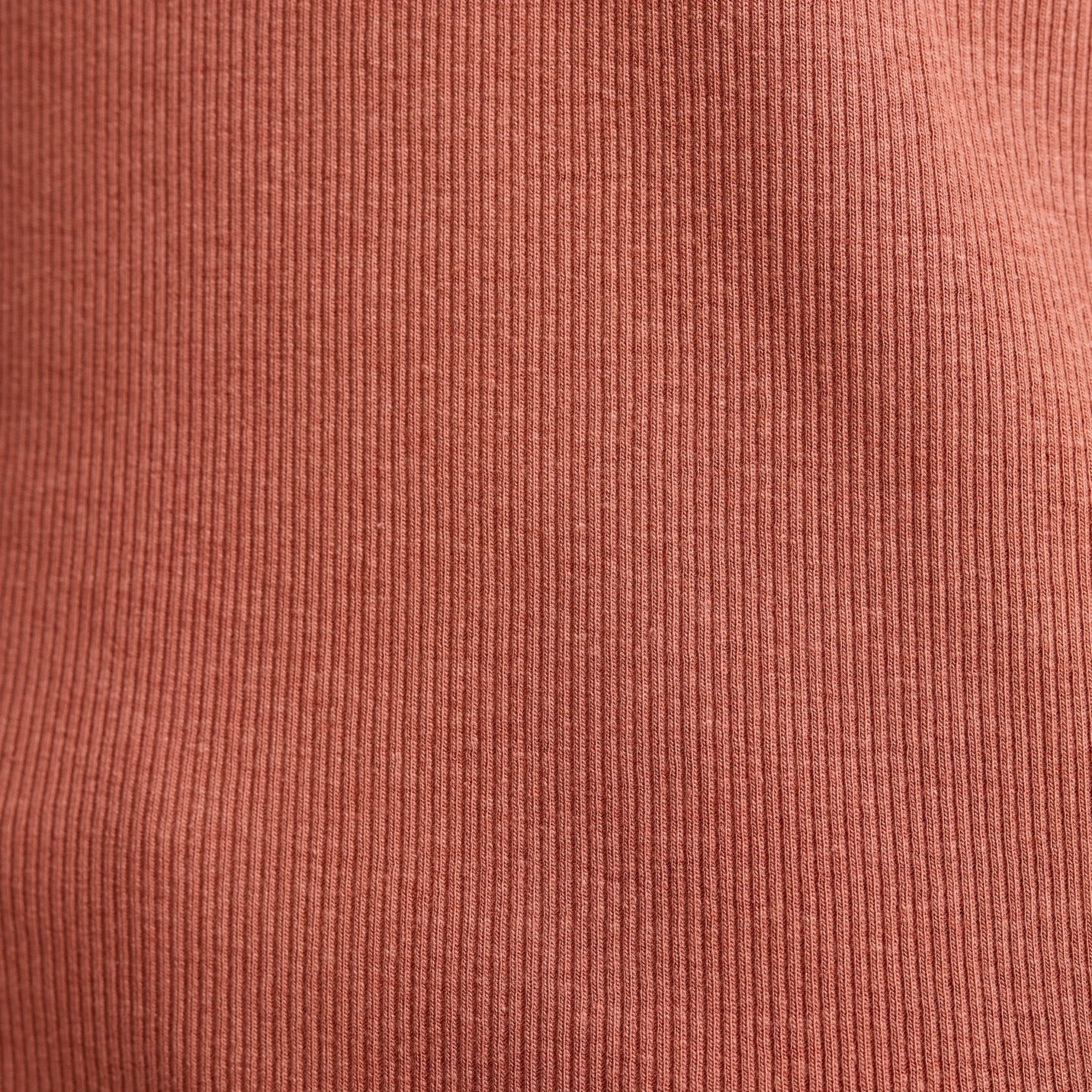 Birch Ribbed T-shirt Damen Pink Mahogany