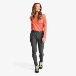 Bouncer Highwaist Jeans Damen Graphite Grey
