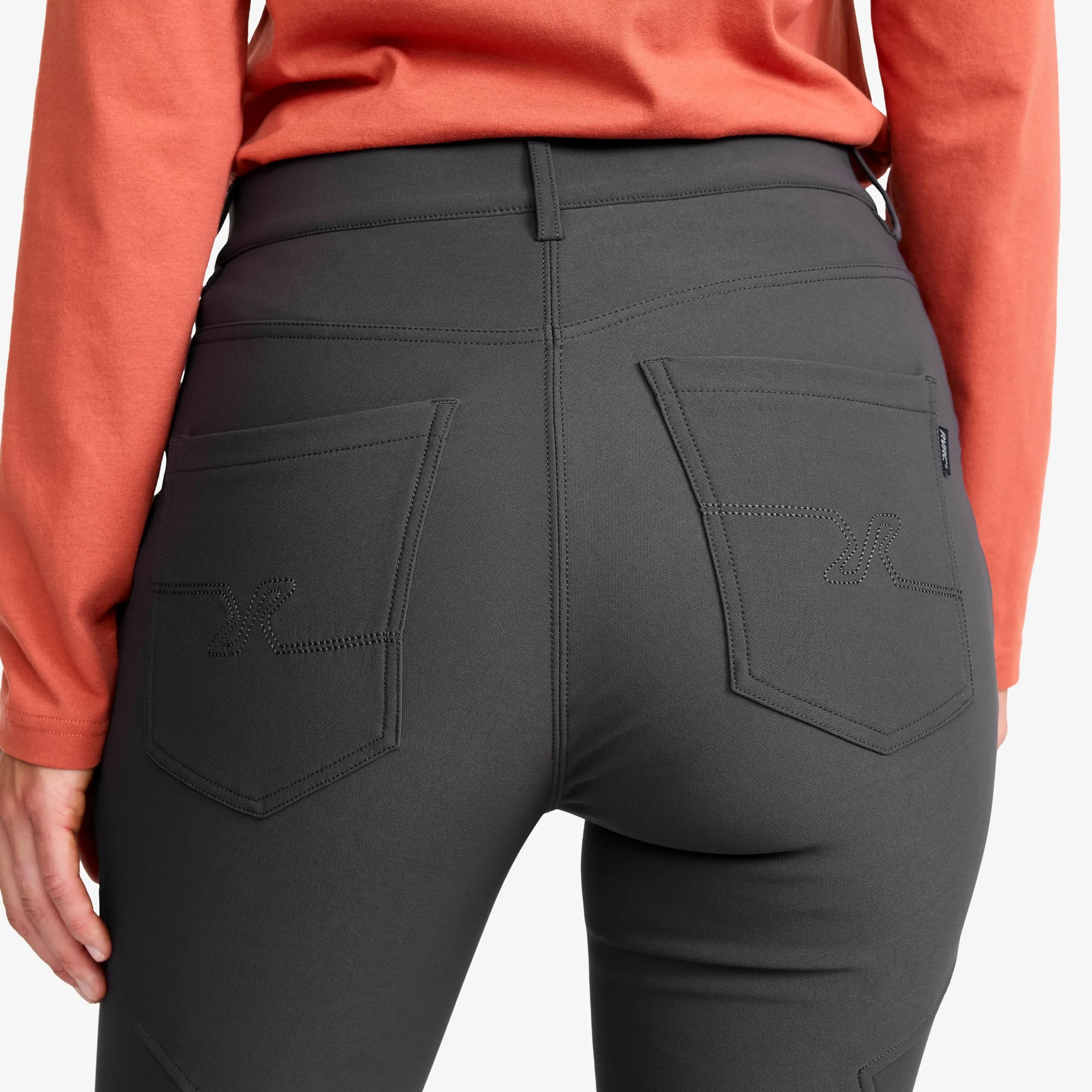 Bouncer Highwaist Jeans Damen Graphite Grey