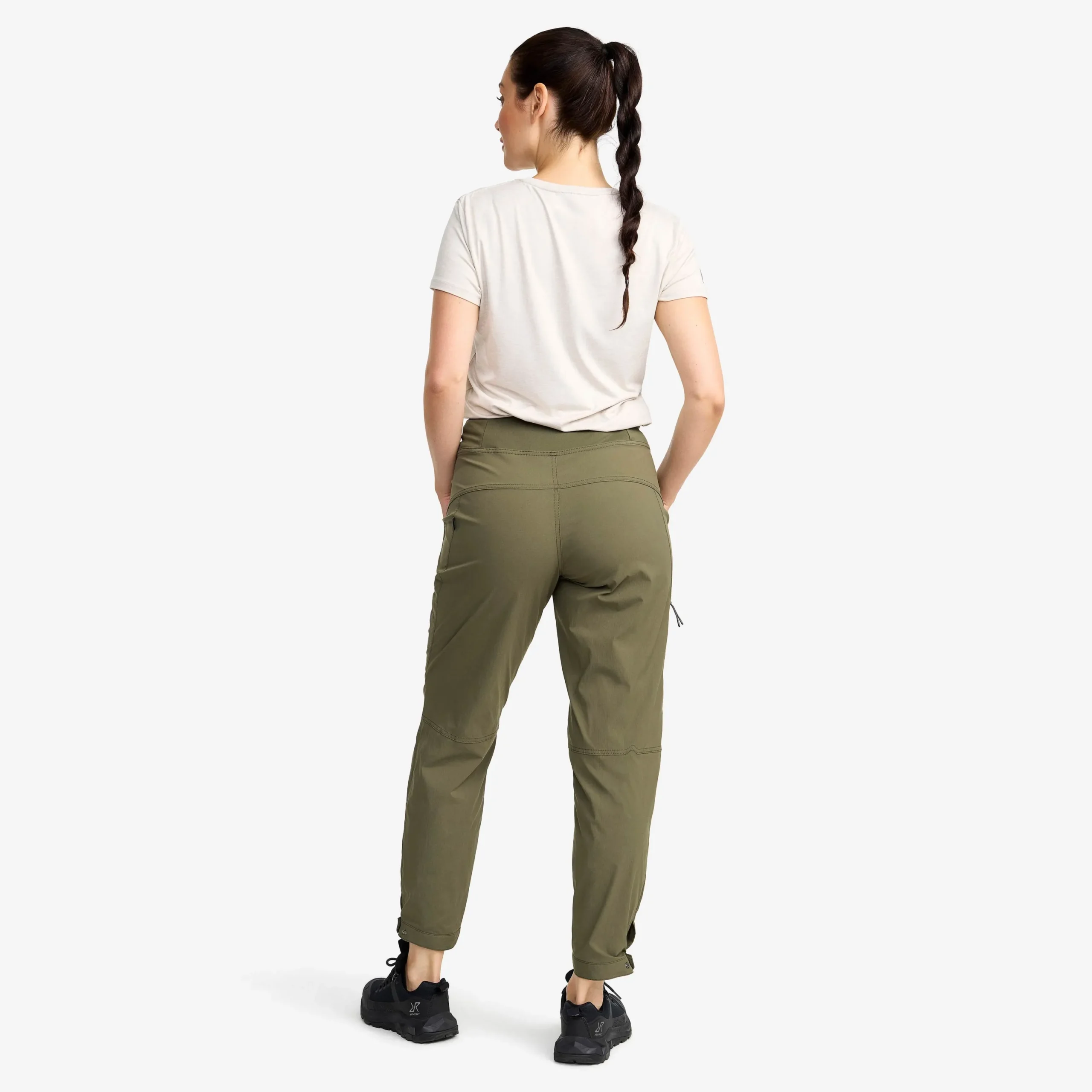 Breezy Curved Ankle Stretch Pants Damen Grape Leaf