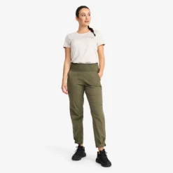 Breezy Curved Ankle Stretch Pants Damen Grape Leaf
