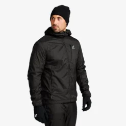 Brisk Tech Fleece-lined Jacket Herren Black
