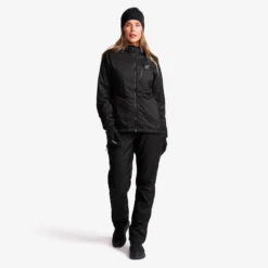 Brisk Tech Fleece-lined Jacket Damen Black