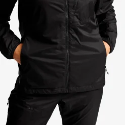 Brisk Tech Fleece-lined Jacket Damen Black