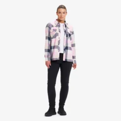 Campfire Shirt Damen Bright Pink/Multi