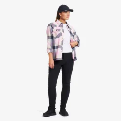 Campfire Shirt Damen Bright Pink/Multi