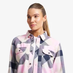 Campfire Shirt Damen Bright Pink/Multi