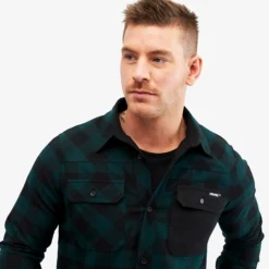 Campfire Shirt Herren Black/Deep Teal