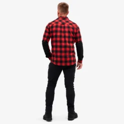 Campfire Shirt Herren Black/Dark Red