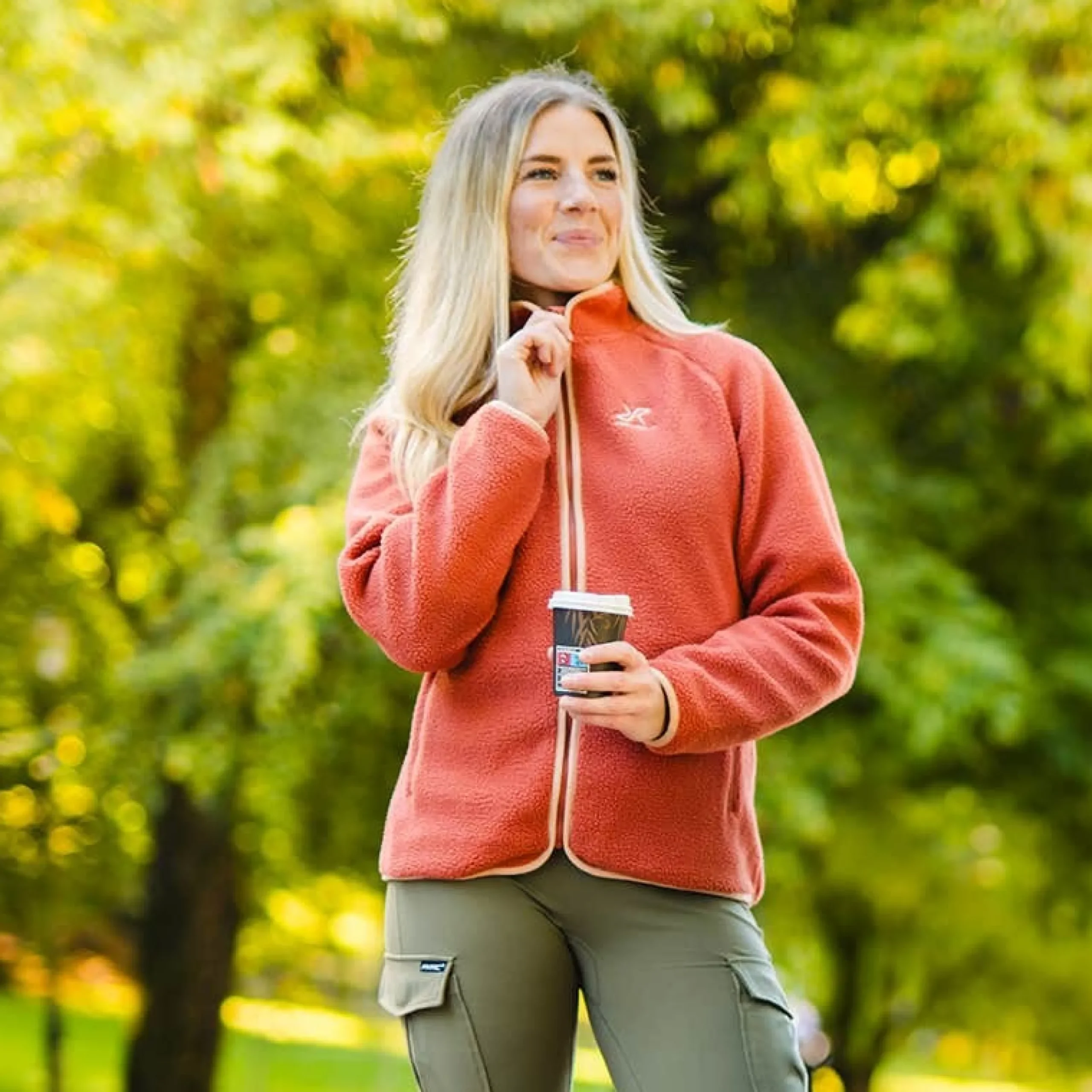 Canyon Full-zip Pile Fleece Damen Bruschetta/Maple Sugar